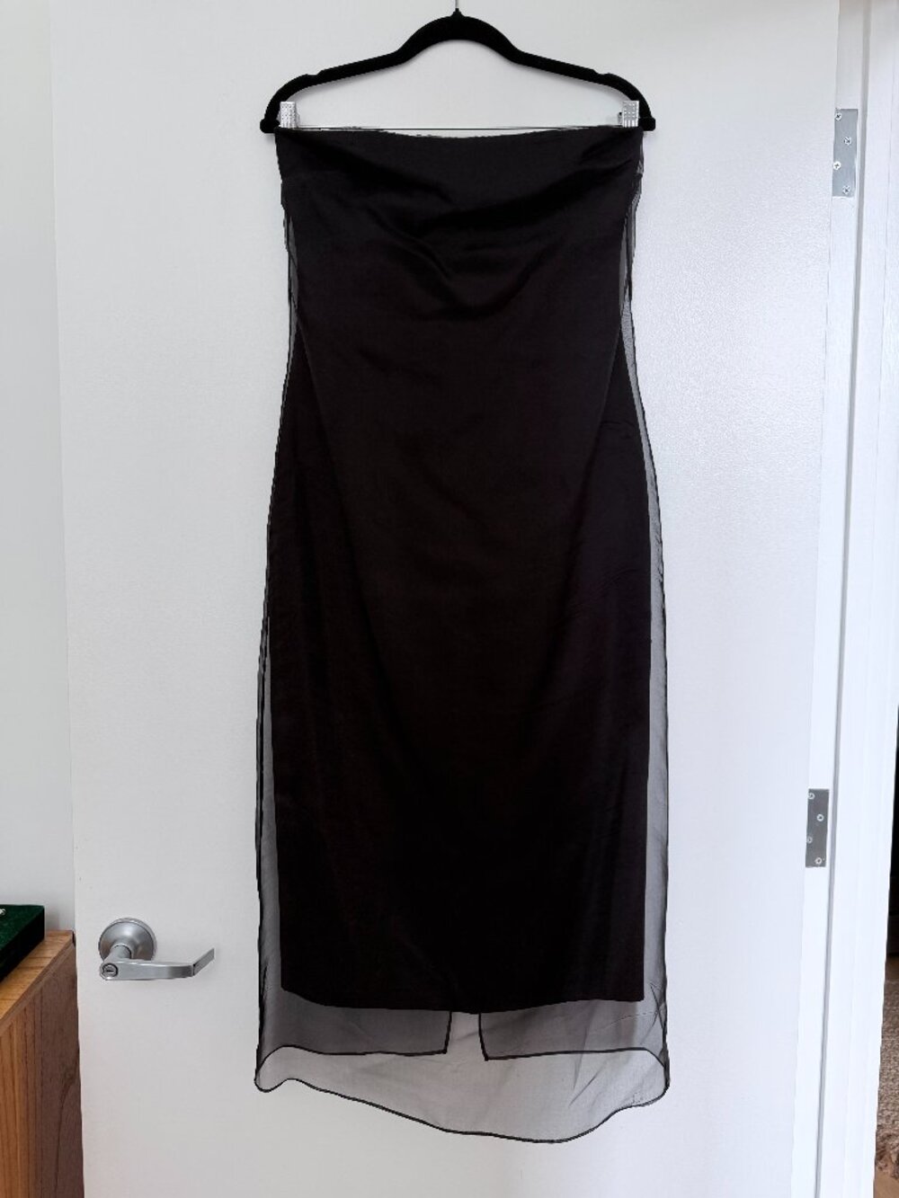 Gauge 81 - Strapless silk overlay cocktail dress - Size 38